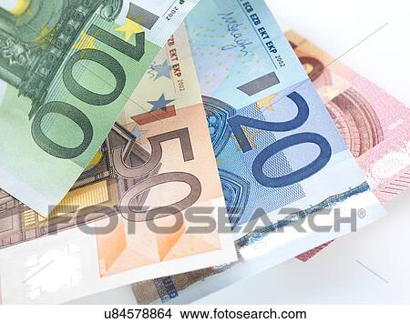 Euro banknotes View Large Illustration Stock Illustration - Euro banknotes. Fotosearch