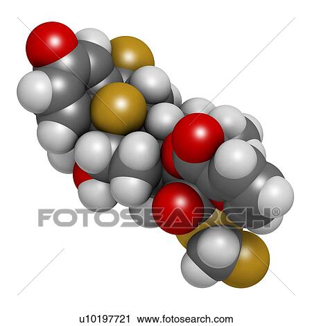 Clip Art - Fluticasone furoate corticosteroid drug. Fotosearch