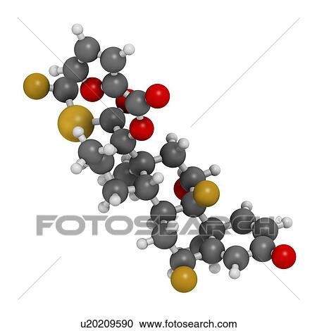 Clipart - Fluticasone furoate corticosteroid drug. Fotosearch
