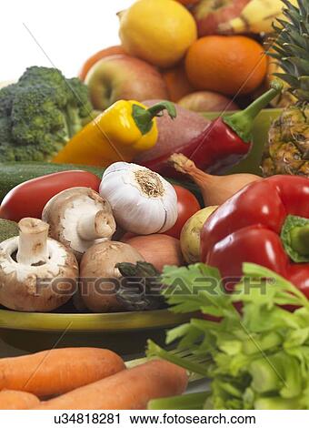 Clip Art - Fruit and vegetables. Fotosearch