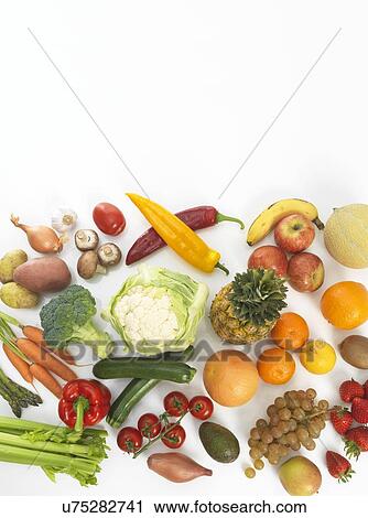 Clip Art - Fruit and vegetables. Fotosearch