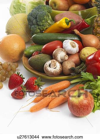 Stock Illustration - Fruit and vegetables. Fotosearch