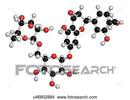 Hesperidin citrus flavanone molecule View Large Illustration Stock Illustration - Hesperidin citrus flavanone molecule. Fotosearch