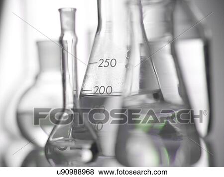 Stock Illustration - Laboratory glassware. Fotosearch