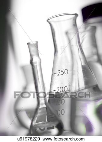 Laboratory glassware View Large Illustration Stock Illustration - Laboratory glassware. Fotosearch