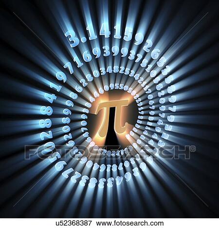 Pi symbol and number, artwork View Large Illustration Stock Illustration - Pi symbol and number, artwork. Fotosearch