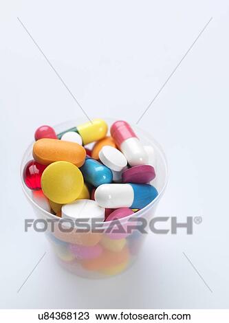 Drawing - Pills. Fotosearch