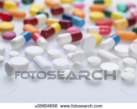 Stock Illustration - Pills. Fotosearch