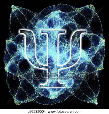 Psi symbol and artwork of a wavefunction View Large Illustration Stock Illustration - Psi symbol and artwork of a wavefunction. Fotosearch