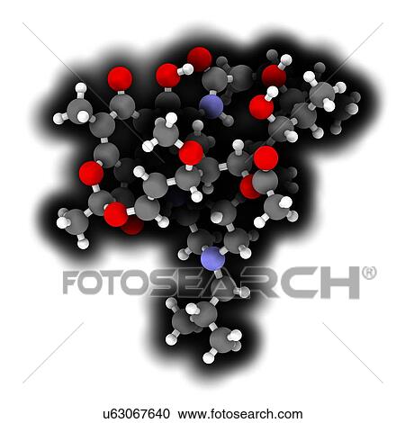 Clipart - Rifabutin tuberculosis drug molecule. Fotosearch