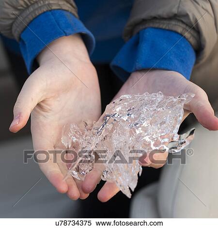 Close-up of hands holding pieces of ice, Lake Of The Woods, Ontario, Canada View Large Photo Image Stock Photography - Close-up of hands holding pieces of ice, Lake Of The Woods, Ontario, Canada. Fotosearch