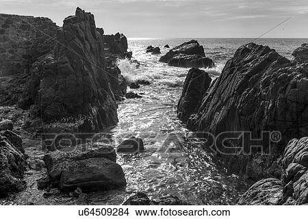 View of rocky coast, Ixtapa, Guerrero, Mexico View Large Photo Image Picture - View of rocky coast, Ixtapa, Guerrero, Mexico. Fotosearch