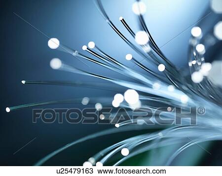 Bundles of illuminated optical fibres used to carry high volumes of data View Large Photo Image Stock Image - Bundles of illuminated optical fibres used to carry high volumes of data. Fotosearch