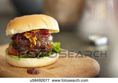 Burger View Large Photo Image Stock Photo - Burger. Fotosearch