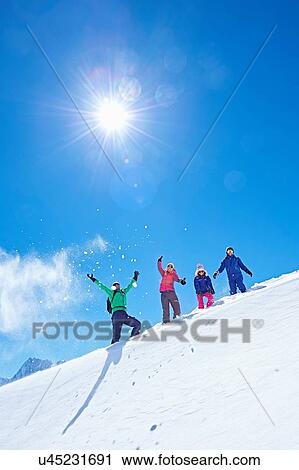 "Family on ski trip, Chamonix, France" View Large Photo Image Stock Image - "Family on ski trip, Chamonix, France". Fotosearch