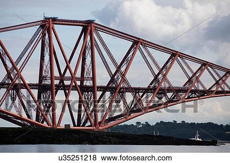 "Forth Rail Bridge near Queensferry, Scotland, UK" View Large Photo Image Stock Photo - "Forth Rail Bridge near Queensferry, Scotland, UK". Fotosearch