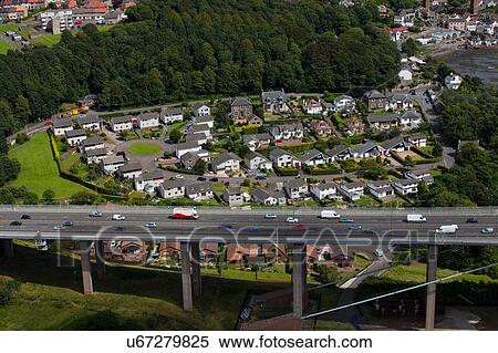 "Forth Road Bridge, with the north of Queensferry in the background, Scotland, UK" View Large Photo Image Stock Photography - "Forth Road Bridge, with the north of Queensferry in the background, Scotland, UK". Fotosearch