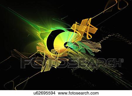 Picture - Fractal flames. Image courtesy of Stanley Weddington. Fotosearch