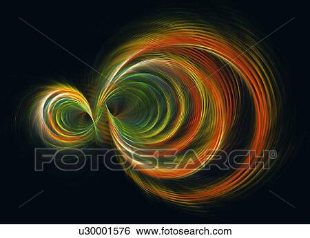 Stock Photograph - Fractal flames. Image courtesy of Stanley Weddington. Fotosearch