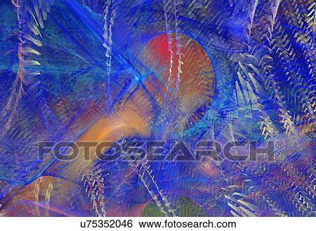 Stock Photograph - Fractal flames. Image courtesy of Stanley Weddington. Fotosearch