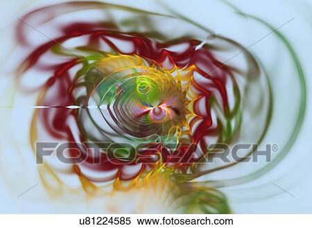 Stock Photography - Fractal flames. Image courtesy of Stanley Weddington. Fotosearch