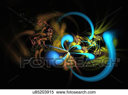 Stock Photography - Fractal flames. Image courtesy of Stanley Weddington. Fotosearch
