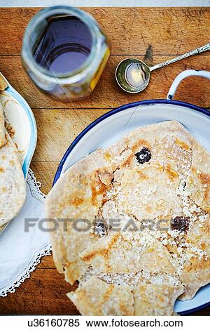 "Paratha, indian bread, overhead view" View Large Photo Image Stock Photography - "Paratha, indian bread, overhead view". Fotosearch