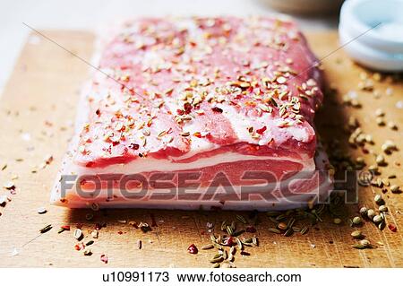 "Pork belly, coriander seeds, fennel seeds and flaked chili" View Large Photo Image Stock Image - "Pork belly, coriander seeds, fennel seeds and flaked chili". Fotosearch