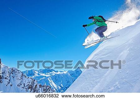 "Skier, Chamonix, France" View Large Photo Image Stock Image - "Skier, Chamonix, France". Fotosearch