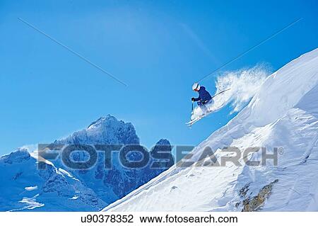 "Skier, Chamonix, France" View Large Photo Image Stock Image - "Skier, Chamonix, France". Fotosearch