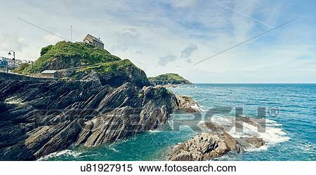 Stock Photography - "St Nicholas chapel, Ilfracombe, North Devon, England". Fotosearch