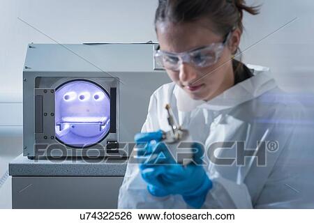 Substrate plasma treatment in graphene processing factory View Large Photo Image Stock Photograph - Substrate plasma treatment in graphene processing factory. Fotosearch
