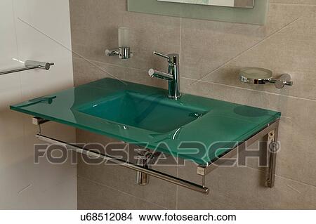 Picture - bathroom sink. Fotosearch