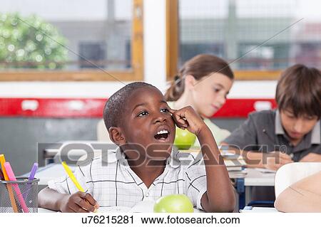 black boy thinking View Large Photo Image Stock Image - black boy thinking. Fotosearch