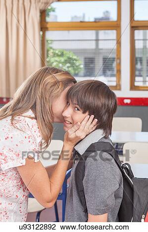 Boy arriving at school View Large Photo Image Stock Image - Boy arriving at school. Fotosearch