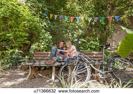 Couple enjoy the nature View Large Photo Image Stock Image - Couple enjoy the nature. Fotosearch