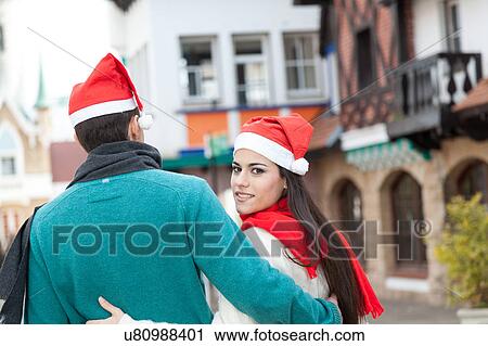 couple in christmas View Large Photo Image Stock Image - couple in christmas. Fotosearch