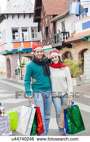 couple in christmas View Large Photo Image Stock Photo - couple in christmas. Fotosearch
