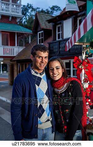 couple in christmas View Large Photo Image Stock Photography - couple in christmas. Fotosearch