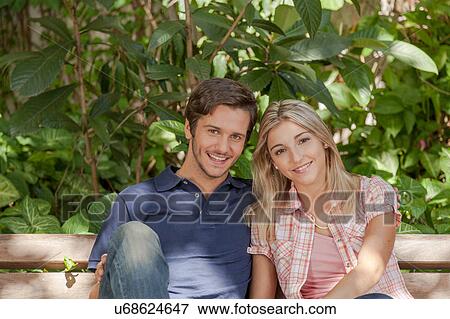 couple in love in the park View Large Photo Image Stock Photo - couple in love in the park. Fotosearch