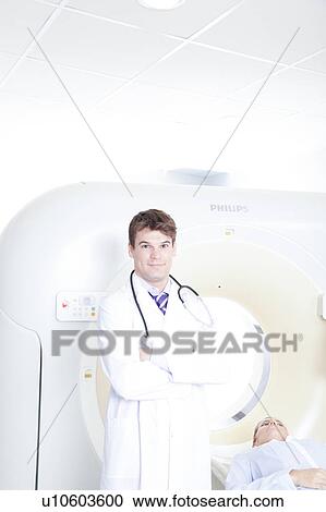 Doctor made a tomography View Large Photo Image Stock Image - Doctor made a tomography. Fotosearch