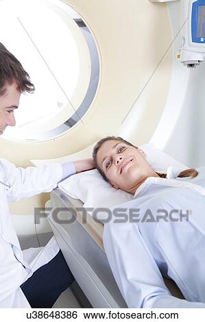 Doctor made a tomography View Large Photo Image Stock Photograph - Doctor made a tomography. Fotosearch