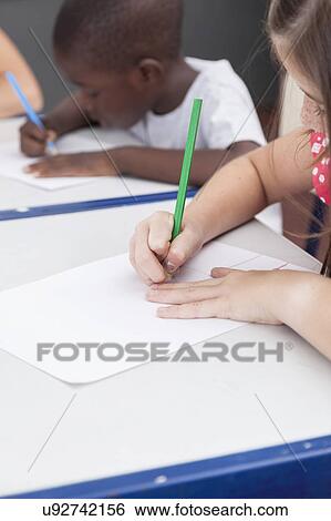 Stock Photograph - Drawing in the paper. Fotosearch