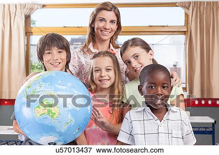Stock Photo - geography class. Fotosearch