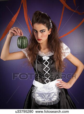 Girl dressed for halloween View Large Photo Image Stock Image - Girl dressed for halloween. Fotosearch