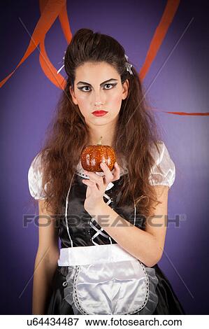 Girl dressed for halloween View Large Photo Image Stock Photo - Girl dressed for halloween. Fotosearch