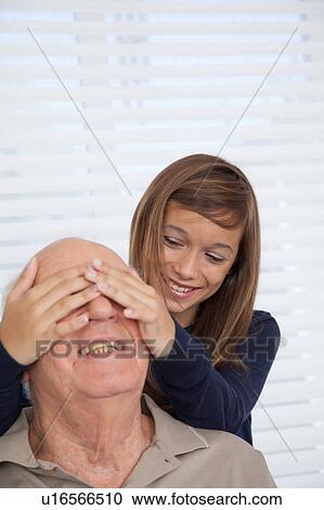 girl having fun with her grandfather View Large Photo Image Stock Image - girl having fun with her grandfather. Fotosearch