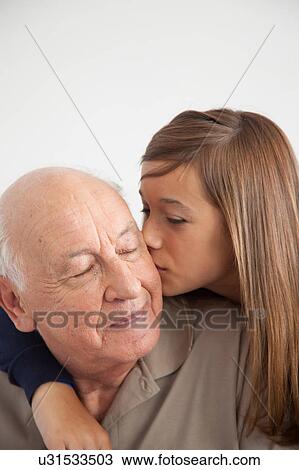 girl having fun with her grandfather View Large Photo Image Stock Image - girl having fun with her grandfather. Fotosearch