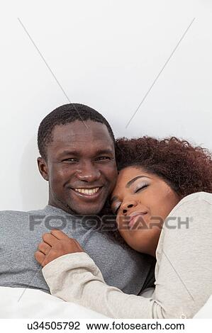 Stock Image - Happy couple in love. Fotosearch