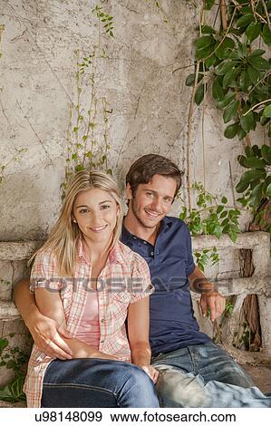 Stock Photo - Happy couple in love. Fotosearch